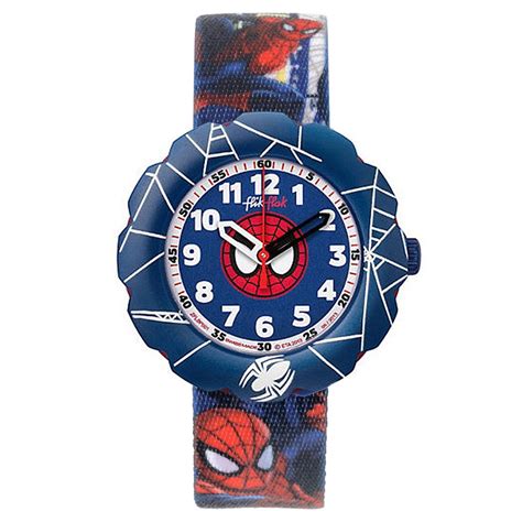 spider man watch flik flak.